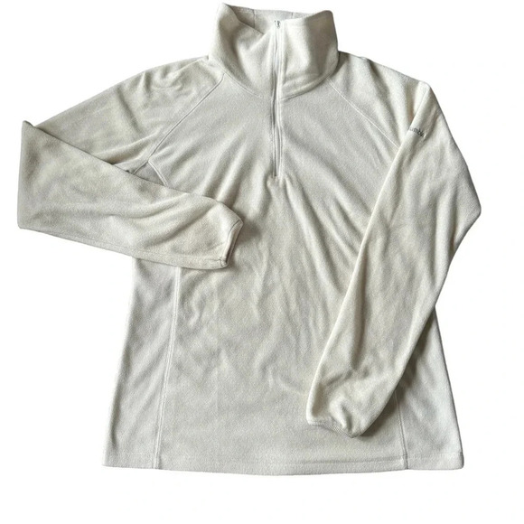 Women’s Columbia Cream Color Lightweight Fleece Size Large - Picture 1 of 5